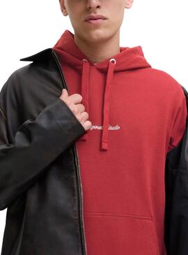 Sweatshirt Jack and Jones Norrebo red for men