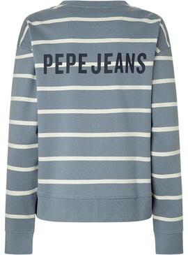Sweatshirt Pepe Jeans Biridiana bleu pour femme