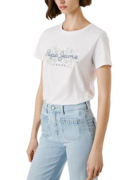Maillot Pepe Jeans Bero blanc pour femme