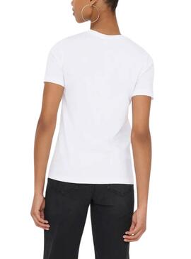Maillot blanc Only Emma pour femme
