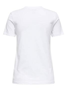 Maillot blanc Only Emma pour femme