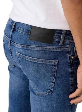 Pantalon Only and Sons Loom denim pour homme.