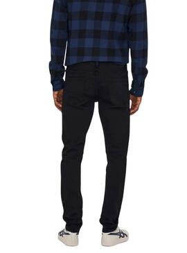 Pantalon noir Only and Sons Loom pour homme.