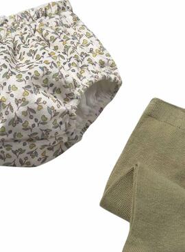 Ensemble Mayoral 3 pièces short et collants pour bébé