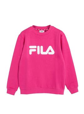 Sweat Fila Classic Logo Rose Fille