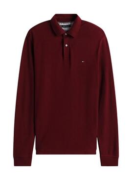 Polo Tommy Hilfiger 1985 bordeaux pour homme