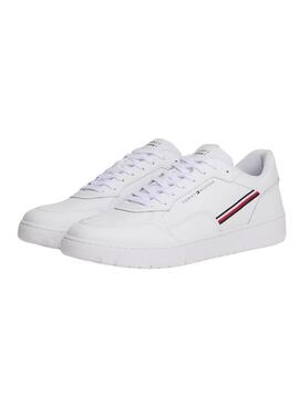 Baskets blanches pour homme Tommy Hilfiger.