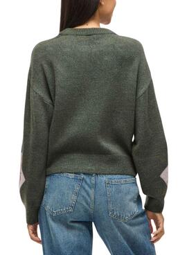 Pull Vila Viranja à losange pour femme