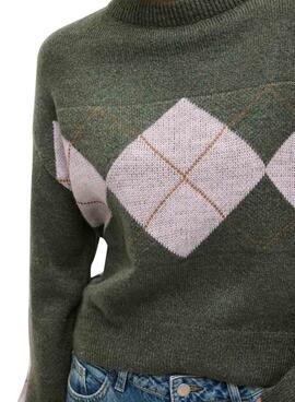 Pull Vila Viranja à losange pour femme