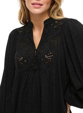 Chemisier en dentelle noire Vila Vityra pour femme