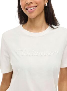 T-shirt Vila Visybil Balance beige pour femme