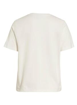T-shirt Vila Visybil Balance beige pour femme