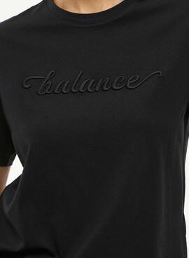 T-shirt Vila Visybil Balance noir pour femme