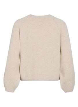 Maillot Vila Visapna beige pour femme