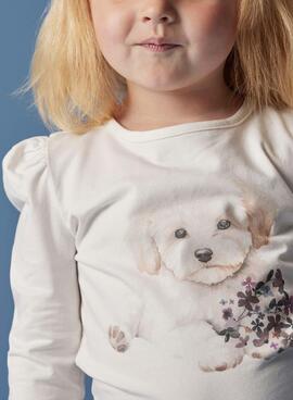 T-shirt Name It Ninea blanche pour fille
