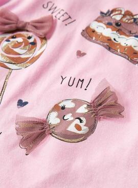 T-shirt Name It Ninna rose pour fille