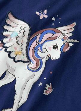 T-shirt Name It Ninna marine pour fille