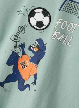 T-shirt Name It Abir vert pour garçon