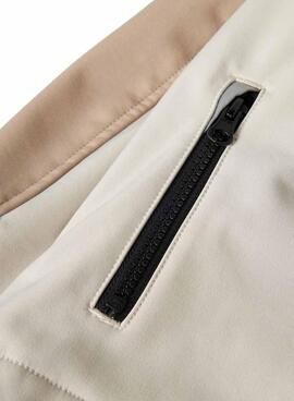 Coupe-vent Name It Alfa08 Softshell beige enfant