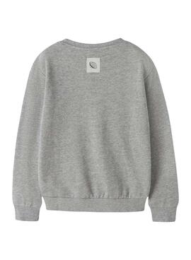 Sweat à capuche Name It Nello gris pour garçon