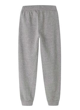 Pantalon de survêtement Name It Nello gris pour garçon