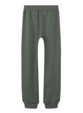 Pantalon de jogging Name It Nello vert pour garçon