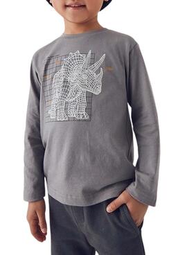 Maillot interactif gris dinosaure pour enfant Mayoral