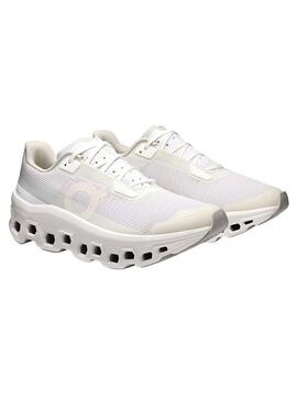 Chaussures On Cloudmonster Void blanches pour femmes