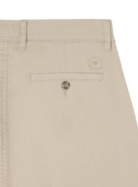 Pantalon chino Silbon Casual beige pour homme