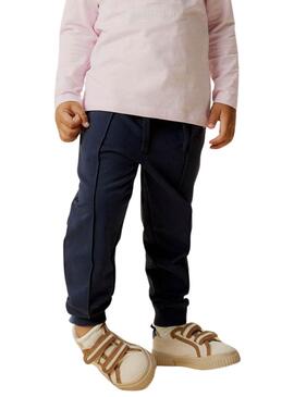 Pantalon de survetement Name It Linka marine pour fille