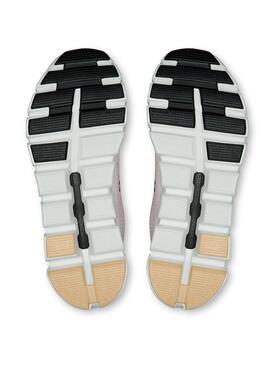Chaussures On Cloud 6 rose et orange pour femme
