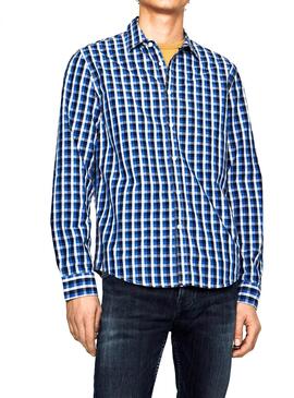 Chemise Pepe Jeans Neal Bleu pour Homme
