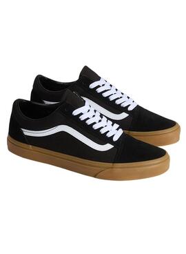 Chaussures Vans Old Skool noires pour hommes