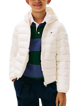 Manteau matelassé Tommy Hilfiger beige pour enfants