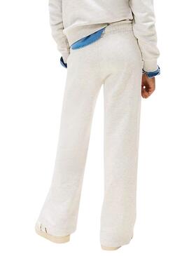 Pantalon Jogger Tommy Hilfiger Varsity gris fille