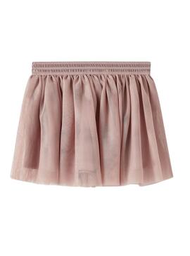 Jupe Name It Nutulle rose en tulle pour fille