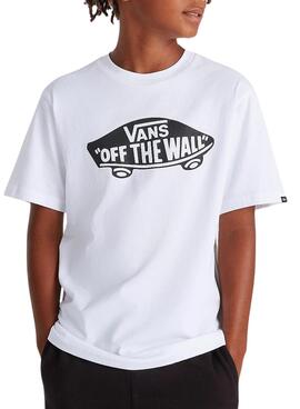 Tee-shirt Vans Style76 blanc pour enfant