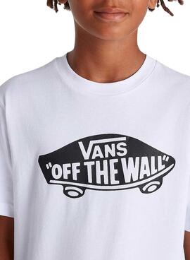 Tee-shirt Vans Style76 blanc pour enfant