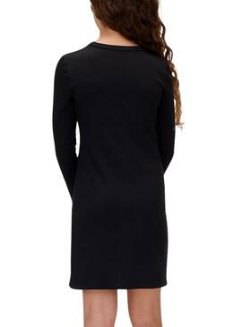 Robe Calvin Klein noire moulante pour fille