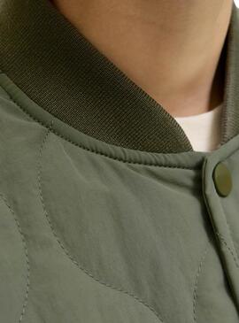 Veste matelassée verte pour enfant Jack and Jones Hero.