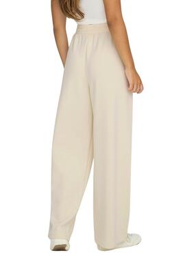 Pantalon Only Scarlett beige pour femme.