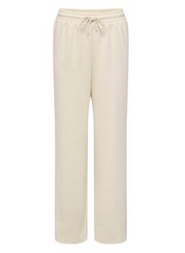 Pantalon Only Scarlett beige pour femme.