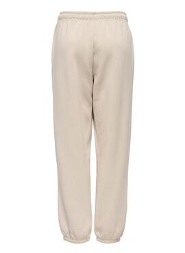 Pantalon Only Best beige pour femme