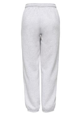 Pantalon gris Only Best pour femme