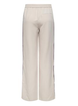 Pantalon Only Mellie beige pour femme