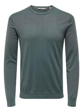 Maillot Only and Sons Wyler petrol pour homme