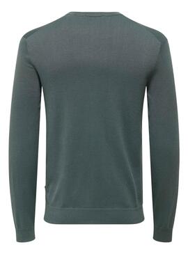 Maillot Only and Sons Wyler petrol pour homme