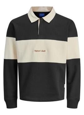 Polo Jack and Jones Norrebro bleu et beige pour homme.