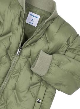 Bomber Mayoral matelassée verte unisexe