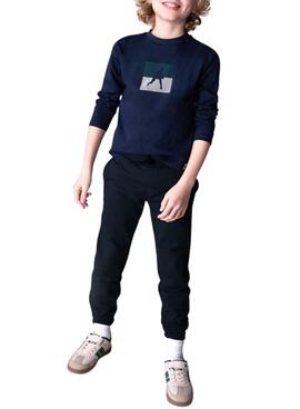 Pantalon deportivo basique noir pour garcon Mayoral.